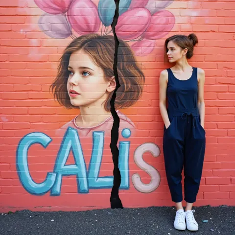 Take a photo with the mural of your own image