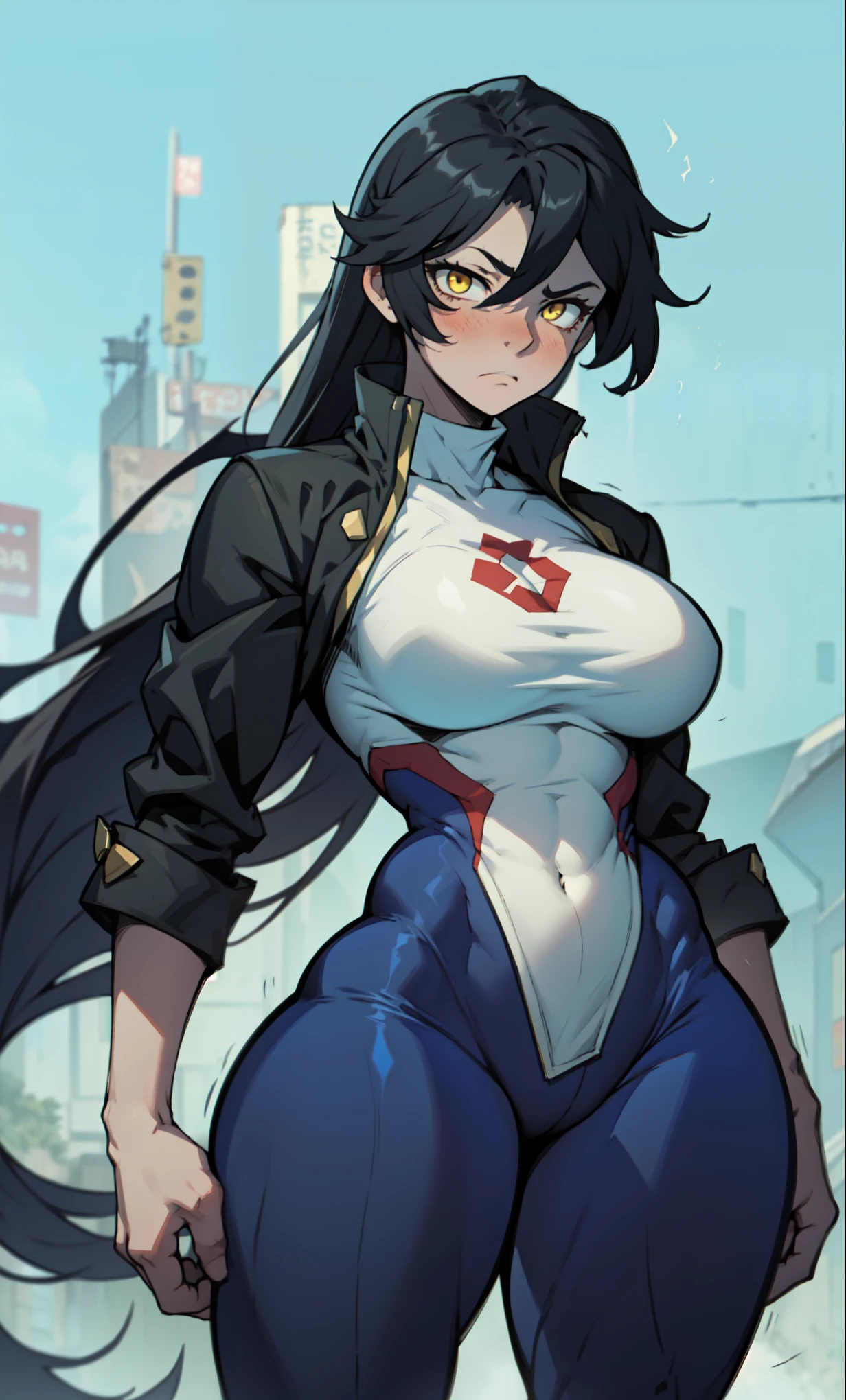 sea captain mix with a sci-fi, space captain, very gorgeous, robe+one piece swimsuit, very high boots (knee high boots), a reimaged space captain, 1female,43 yeas old,熟妇,extremely large bosom, 独奏,(Background with:the sea,battleships,warships,summertime,the rainforest) She has very short black hair,bobo head,Stand on a warship,,seen from the front, hair straight, mostly cloudy sky,(((tmasterpiece),(Very detailed CG unity 8K wallpaper),best qualtiy,cinmatic lighting,detailed back ground,beatiful detailed eyes,Bright pupils,Blue eyes,(Very fine and beautiful),(Beautiful and detailed eye description),ultra - detailed,tmasterpiece,)),facing at camera,A high resolution,ultra - detailed),Snow-white skin,Redlip,revealing breasts,Bare genitalia, Bulge,legs are open,Raised sexy,Camel toes,Flushed complexion,Desire for dissatisfaction,frontage,Iron Man uniform,Armour,Gold wire embroidery,Gold Saint Seiya,Officer's cap(Wearing:cloaks,Officer uniform,Black pantyhose,Bare breasts)