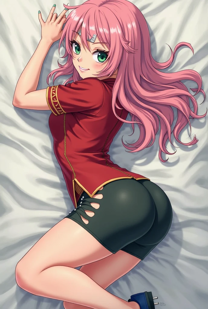Girl, smile, red lips, big nose, big tits, big , long hair, red hair colors, fair skin, big ass, big butt, sexy girl, sexy body, big body, white clothes colors, black underwear colors, sexy pose girl, ass pose, butt pose, show ass, show butt, ass focus, butt focus, sexy ass, sexy butt, beautiful girl, realistic pose, in bedroom pose, gaze looking at the camera, uzumaki_kushina, large_breasts, standing, solo, kushina_green_dress, masterpiece, best quality, detailed face, detailed eyes, highres, smile, (masterpiece:1.4, best quality:1.2), (Highres), (Detailed Illustration), Ultra-Detailed, konohagakure, uzumaki_kushina, kushina_green_dress, standing straight, uzumaki_kushina, large_breasts, standing, solo, kushina_green_dress, masterpiece, best quality, detailed face, detailed eyes, highres, smile, (masterpiece:1.4, best quality:1.2), (Highres), (Detailed Illustration), Ultra-Detailed, konohagakure, uzumaki_kushina, kushina_green_dress, standing straight,