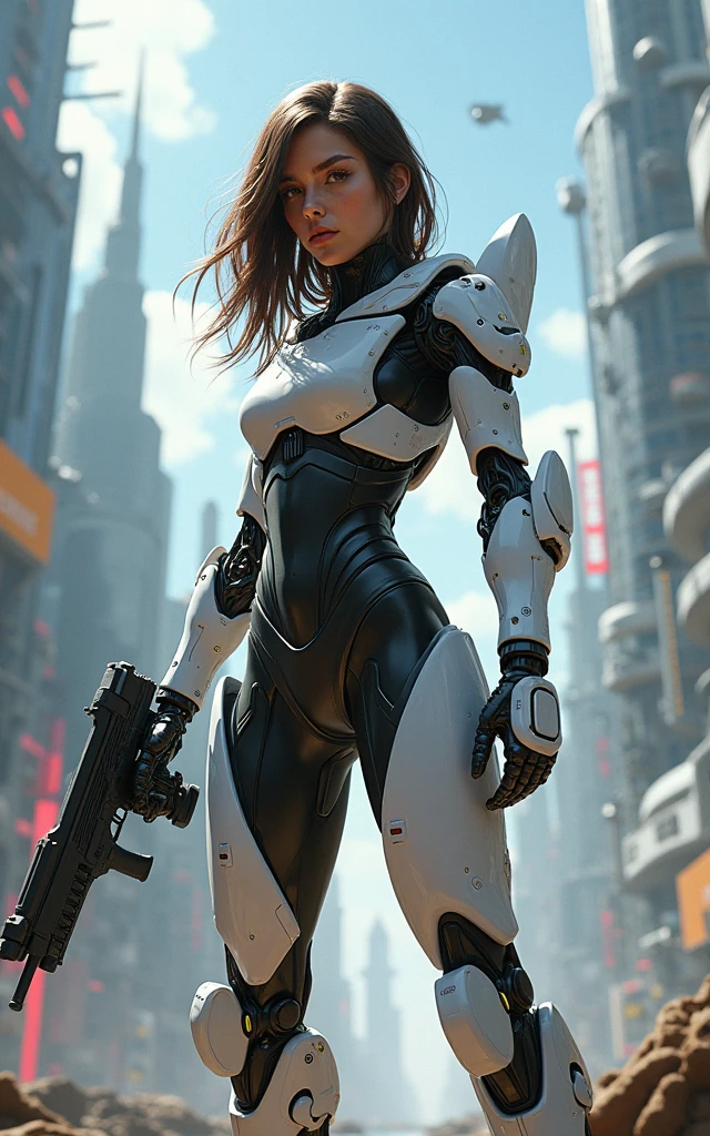 Remy LaCroix, Perfect Face, Full body, White Swinsuit armored cyberpunk, Pretty Features, Spaceship Interior, Wadim Kashin, James Gurney, INK, Splash Art", Royo, Sharp Focus, Emitting Diodes, Smoke, Artillery, Sparks, Racks, SYSTEM Unit, Motherboard, by Pascal Blanche Rutkowski Repin Artstation Hyperrealism Painting Concept ART of Detailed Character Design Matte Painting, 4K Resolution Blade Runner, Mysterious