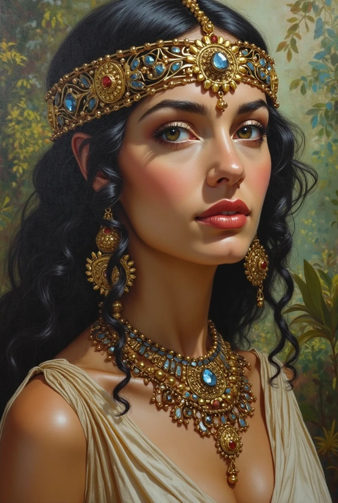 It is spoken that Cleopatra was the most beautiful women so make her image