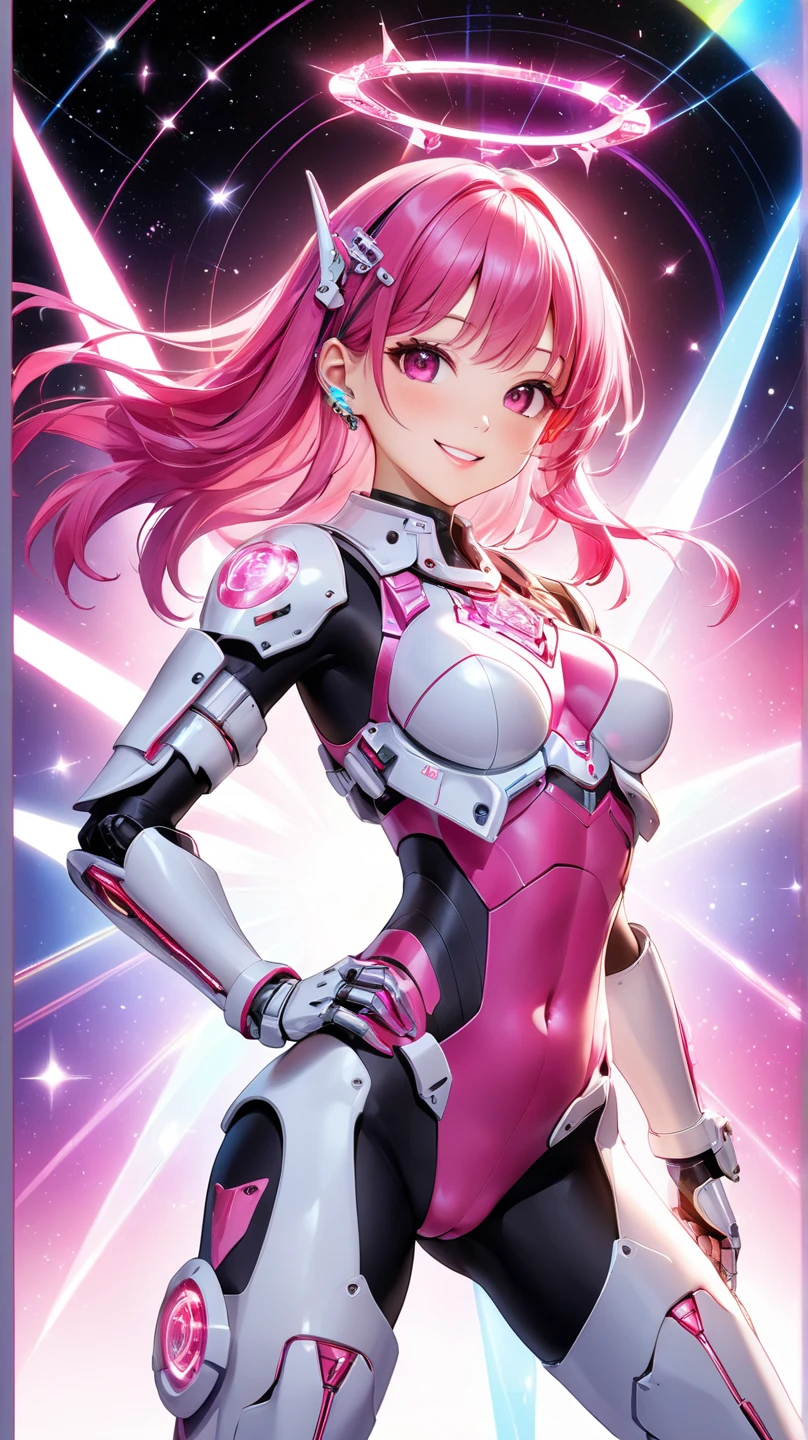 There is a close-up of a robot,with pink flowers on it,anime mecha aesthetic,ethereal and mecha theme,best anime 4k Konachang wallpapers,many mechflowers,mecha asthetic,Anime wallpaper 4 k,Anime wallpaper 4K,8k high quality detail art,anime robotic mixed with organic,4k anime wallpapers,Large bust,big breasts exposed cleavage,Flame it up,Thighs exposed,Full body like,Eyeballs rolled up,Mouth open,Very wide open mouth