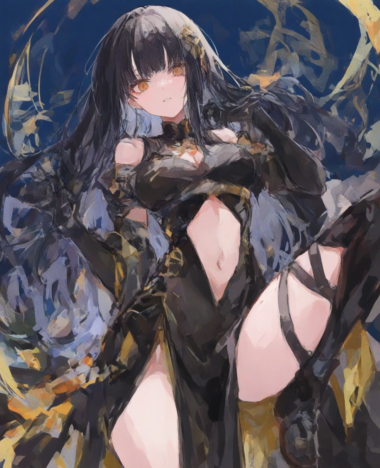 masterpiece, best quality, (extremely detailed CG unity 8k wallpaper), (best quality), (best illustration), (best shadow), absurdres, realistic lighting, (Abyss), beautiful detailed glow, art by PeterMohrBacher, He is in the middle of sex, nsfw, He is feeling flushed