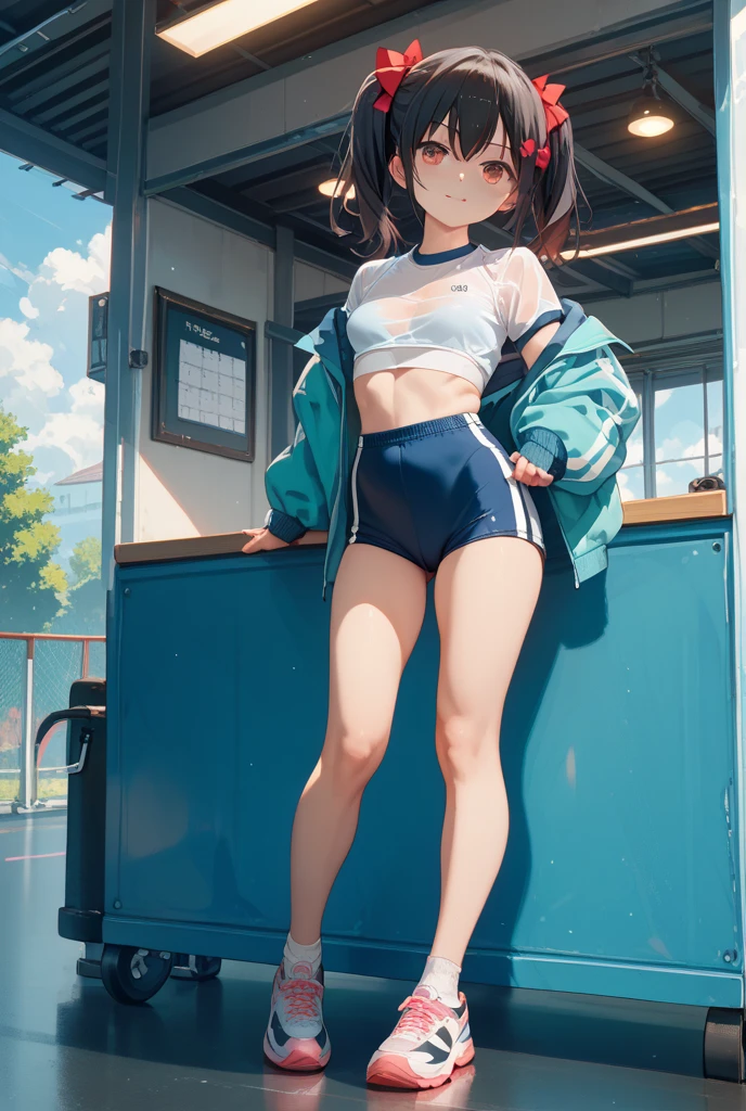 Realism: 0.8), 6+ girls, (12 year old girls: 1.4), neat and clean gals, (flat breasts: 1.4), (cheeky smiles: 1.1), (swag: 1.1), camisole, mesh (tank top: 0.9), (tube top: 1.1), T-shirt, off-shoulder crop top, mini skirt, sneakers, sandals, (denim: 0.9), (shorts: 0.9), Compression Shorts, (Parker: 1.1), (Track Jacket: 1.1), (Windbreaker: 1.1), (Jeans Jacket: 1.1), (Unzip: 1.2), Open Front, Aeon Shopping
