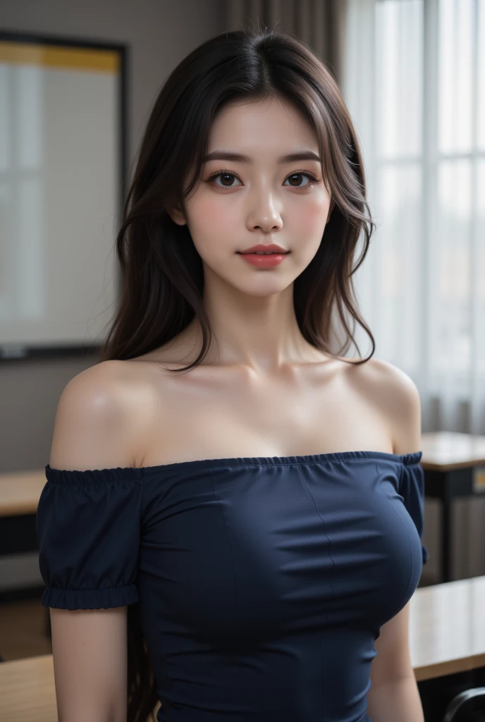 realistic photos of (1 cute Korean star) clear face, medium breasts size, sleeveless top, sitting in the bar, cone hair bun, hair bobbles, drunk, Eye-Level Shot, f/1.8, 85mm, Canon, first-person view, scanlines, UHD, retina, high details, highres, 8k, 16k