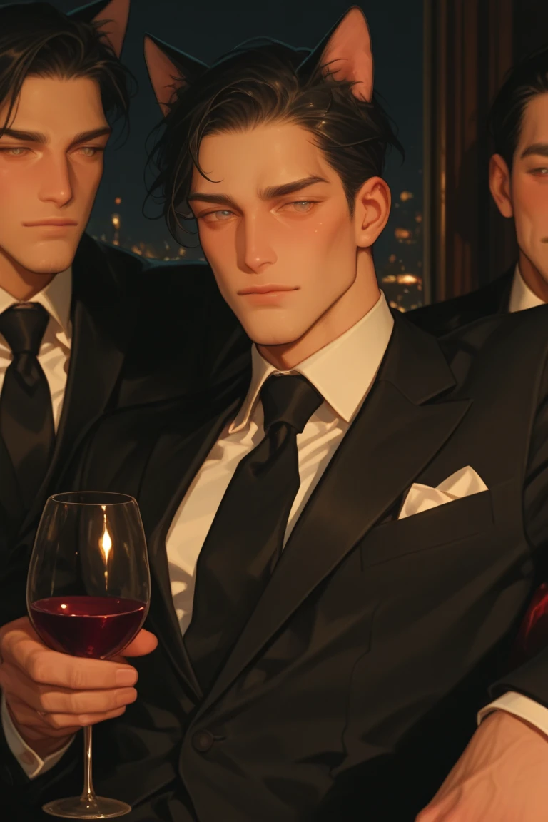 there is a man in a suit and tie holding a wine glass, django, leonardo dicaprio, “leonardo dicaprio, movie screencap, leonardo dicaprio's face, oscar winning, leonardo dicaprio meme, gentleman, sf, movie scene close up, movie screen shot, biopic, 2 0 1 1, 2011, from a movie scene, alejandro inarritu
