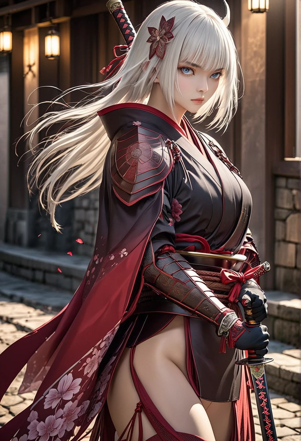 (((Highest quality)))(((Best Image)))(((anatomy)))外見は20代のwoman,Random hair color ,Random hairstyle,Wear a shrine maiden costume,Extreme costumes(((Appearance)))The shape is humanoid,Random Face(Beautiful Face),,Huge breasts,Tight waist,Wearing randomly colored armor(((Features)))Eye color is random,Personality is random,Attractive figure(((arms)))They are armed with weapons that are randomly colored glowing objects..Possess modern weapons.(((woman)))The skeleton is human-like,Huge breasts,Tight waist,fogのようなガス状のもので纏っている(((background)))Barren Land,dead tree,fog,Chaotic world(((Standing posture)))ランダムなStanding postureをしている,mysterious,lovely,Highest quality((Full Body Shot))