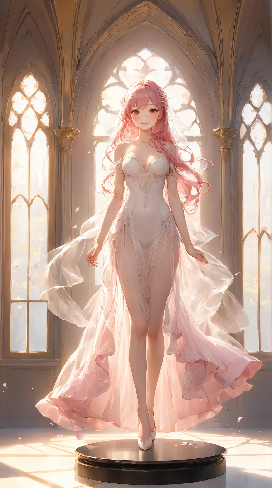 a beautiful bunny girl, modern world, Fluffy , highly detailed clothing, narrow pupils, full body shot, sexy, Bunny Ears , woman, great shapes, dynamic art, Rabbit Tail Girl, , City, Bright Colors,  sexy,  woman, Woman hare,  sexy, bright colors, rabbit, Strict rabbit girls,  acidity, Lace Clothing, Lace Lingerie StyleLace Clothing, Dress, sheer dress, sheer fabric, Floor-length dress, transparent dress on a rabbit girl,  Legs covered with a transparent dress, mommy, evening