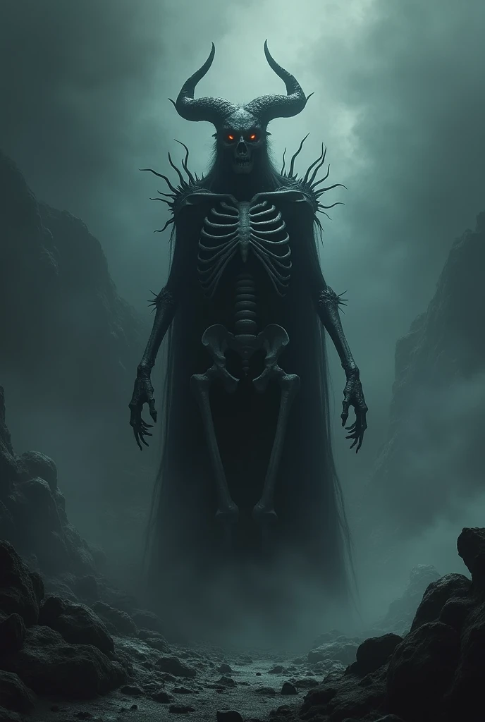 Supreme God of Death, Dark and evil skull