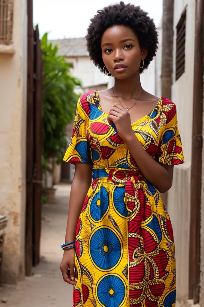 Ankara ball gown on a black baby girl video 