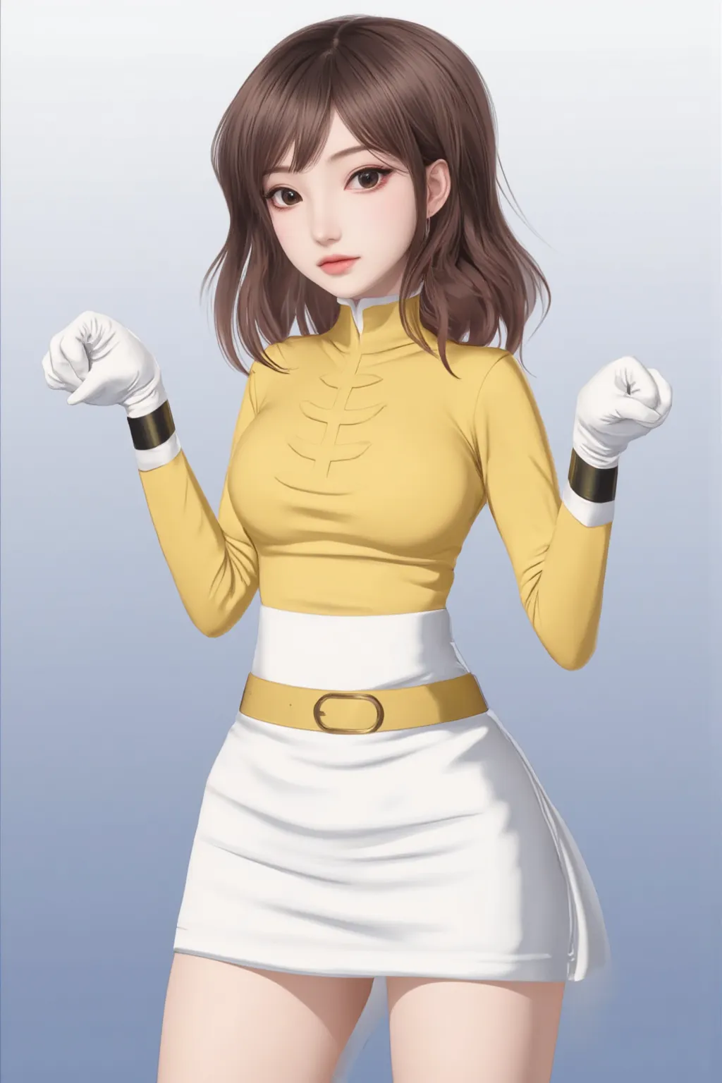 Realistic pictures、18-year-old、The real picture、realization ,Best image quality、1 girl, Sayla Mass, elegant,Spread your legs,White pantiesーを見せる, Tabletop, Complex,超ミニskirt、White panties、 Realistic, highest quality, Absurd, Plenty of facial detail, Perfect Eyes, 18-year-old, Cowboy Shot, , Bright colors, White Uniform, skirt