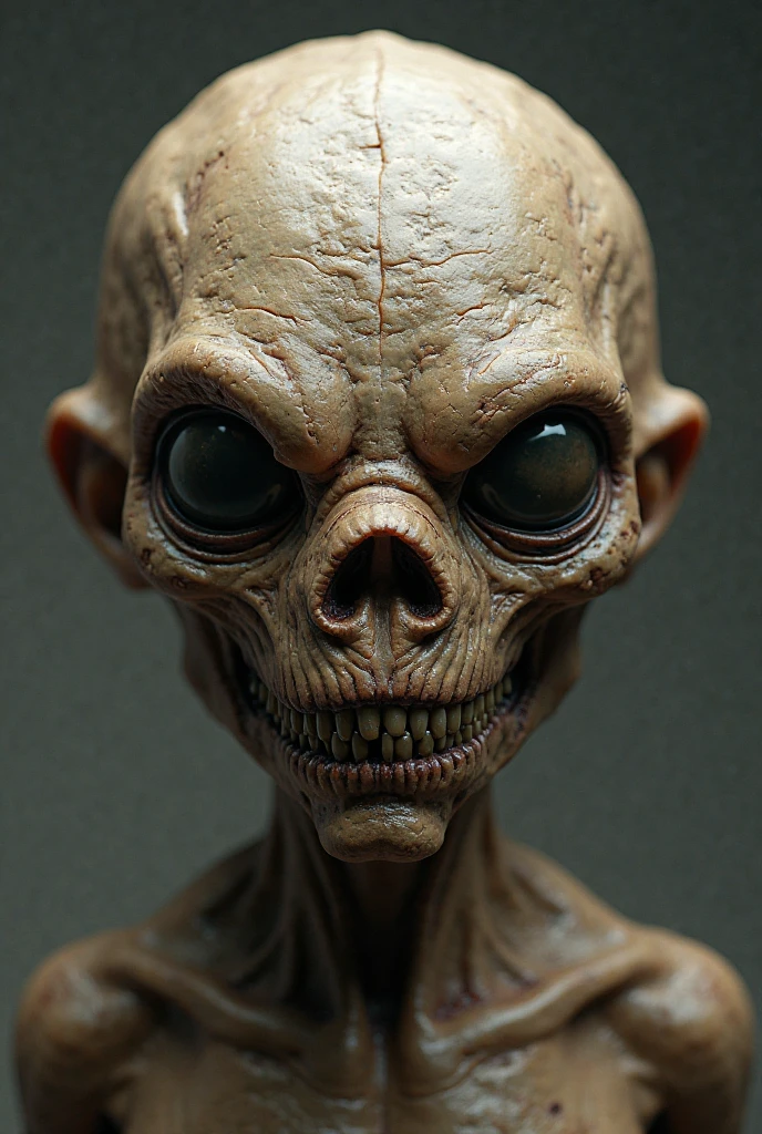 A mythical man with a deformed face and one eye in his forehead.