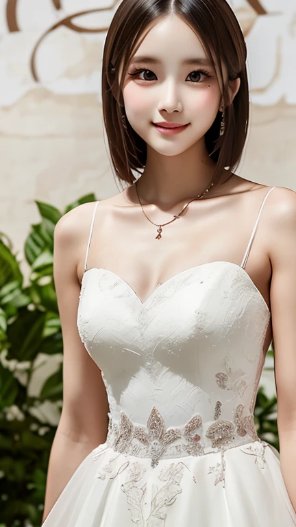 (((Pixel perfect, Perfect details))), alone, 1 girl, Close-up of beautiful bride wearing beautiful wedding dress,Gurwitz, (bridal veil:1.5),(transparent short veil:1.5),blush,eye shadow,Blushing face,Head flower,(tube top wedding dress:1.5),(silk dress:1.2),(strapless wedding dress:1.5),pure white dress,necklace,earring, medium breasts:1.3),Bangs,lipstick,(White long elbow gloves:1.4),full-body shot,High-detail RAW color art,White long skirt,There is only one railway track in the whole body, 18 years old, (long twintails:1.5),(double bun:1.5), black hair