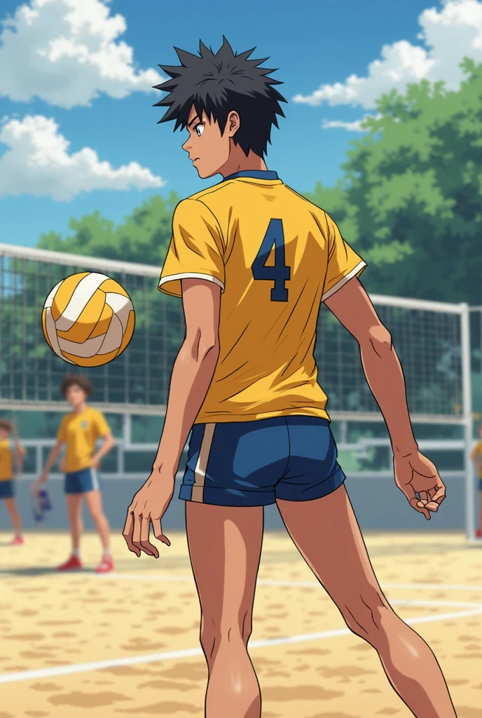 soccer court,sweat,shortpants,Shota,male people,Boy,Barefoot,adolable,the feet,musculature,Strong,soccer ball,of a shirtless,Abs,Be red in the face,Arm muscles,Leg muscles,Muscle men