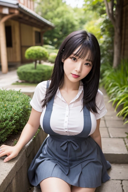 ulzzang-6500-v1.1, (highest quality, masterpiece), (raw photo: 1.2), (photorealistic: 1.4), highest quality, master, illustration, very tasty and beautiful, highly detailed CG, unity, 8k wallpaper, amazing, fine details, master masterpiece, best quality, official art, highly detailed CG unified 8k wallpaper, huge file size, Very detailed, high resolution, two girls, (snugly next to each other without separation between characters), (no breaks in a single piece), teens to thirties, (representation of the human body based on precise ???????), intricate details, ((Japan is wearing a schoolgirl uniform with a shorter skirt length)), (neat white blouse and super mini navy blue pleated skirt), blonde, ((very ????????????? )), (woman with very big), (blouse cramped and braless because of big), (big ????????), (thin thighs), very beautiful eyes, bright ultramarine eyes, (detailed pupils reflecting light), (iris of the eye is painted with fine patterned details), natural eye shadow, realistic shading assuming a light source on the body, cute girl and mature beauty, whitening skin, baby face, (various poses before and after standing or squatting or sleeping), poses that emphasize the ????????, blush, do not want to hide the ????????, ecstatic look, troubled look, smile, many races, showing off plump ????????, people who firmly believe that ???????? are important and want to show off their ????????, touching pants with folded middle and ring fingers, ???? ????????, backward posture, long hair partially braided, Hugging and touching cheeks with people next to each other, holding hands, touching the cheeks of other subjects, (In any pose, the skirt is always twisted by the wind or hands so that the pants and ???????? are fully visible), ????, beautiful garden with flowers, clear sunlight,