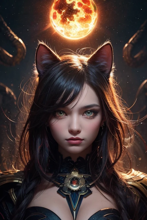 Luminous Reflection,（（Bestquality））， （（A Masterpiece））， （（realisti））， portraits，1girle，full body portrait， celestial bodies， The god， a goddess， Light particles， Halo， looks at the viewerm eyes， Bare Shoulders， Chest tube parietal， Poker face，（bioluminescense：0.9 girls 5）Ocean， bioluminescense， full of energy， colorful，，，，， colour， （bioluminescence， bioluminescence），（Beautiful composition）， Cinematic Lights， Wheels within wheels， （symmetric：0.5 girls）， Whimsical， varied multi etc. --v6 --s1000 --c20 --q5 --chaos100