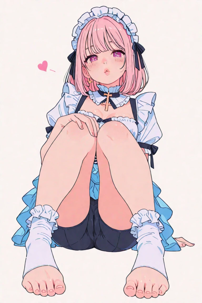 (whole body姿:1.3),(Second dimension beautiful girl:1.2),BESTquality,Super Resolution,(Very cute woman:1.3),(High twin tail hair:1.5),(Squatting with legs spread wide apart:1.5),(whole body:1.2),(From belowもangle:1.3),(sexy),(White silk knee socks:1.2),(Thin suspenders:1.2),(garter belt:1.3),(Giving birth with legs wide open:1.2),(delicate),(highqualityanime),From belowもangle:1.2,(She gives birth with her legs wide open and uplegs:1.3),({ She is dieting by doing squats with her legs spread wide apart :1.3 }) ,若いShinyShiny白いShiny肌、Platinum blonde hair with dazzling highlights、Shiny明るい髪,Smooth Hair、輝くbeautiful前髪、Shiny, Transparent and attractive、とてもbeautiful, Nice and cute 、High resolution、Very detailedな写真、Professional Lighting、(An idol squatting with her legs spread wide.:1.3)、(masterpiece, highest quality:1.2), alone, {{{masterpiece}}}, {{{highest quality}}}, {{Very detailed}}, {{とてもdelicateでbeautiful}}, ,(High two side up hairstyle:1.5), very cute ,(Flat Chest, Small hips, Maid, Black Skirt, (White knee-high socks:1.3), (((legsUP:1.3))), ((Pushed backwards:1.5)), (Place your arms behind your back:1.2),,Tilt your head, In the heat, Open your mouth,, (((From below))),, (((Upper Body))), (animation, (Skirt lift:1.3), (whole body:1.2),(Thin suspenders:1.2),(garter belt:1.3),(Silk knee socks),Drooling,(short hair),(Slim and round body:1.2,)((Tattoo on crotch:1.2),((beautiful:1.2),(Semi-realistic animation:1.2),(Bright lighting:1.2),(Small breasts:1.3),(Double hand behind the head:1.2),(Cute Face),(Ahegao:1.2),(Ochame:1.2),(Night Park),(bench),(Fall and fall backwards:1.3),(Riding a bike:1.5),(Front body:1.5),(PINK Panties:1.3),(Purple Hair:1.2)({ Elfiné Phillet :1.3 })