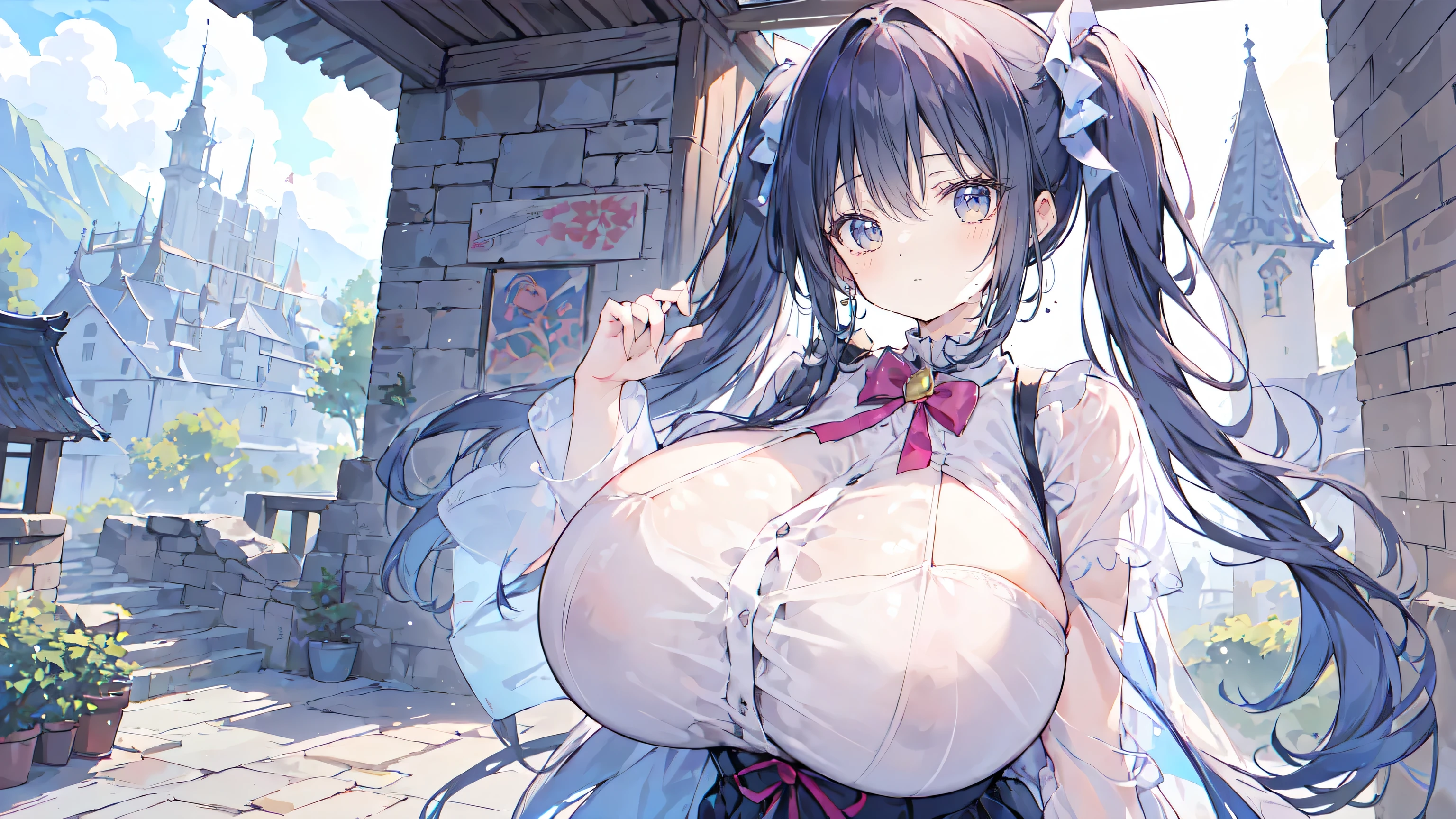 Big with big breasts。