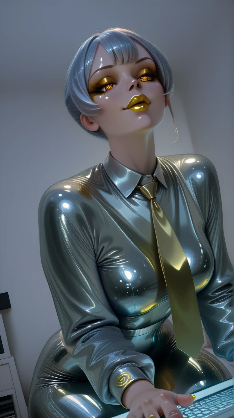 (masterpiece, best quality, 4k, best style, beautiful eyes, ballet tights, crotch bulge:1.35), (androgynous male, chess ballet, checkmate, your white king will be castrated because you played as white and lost the game, you failed and doomed him:1.5)