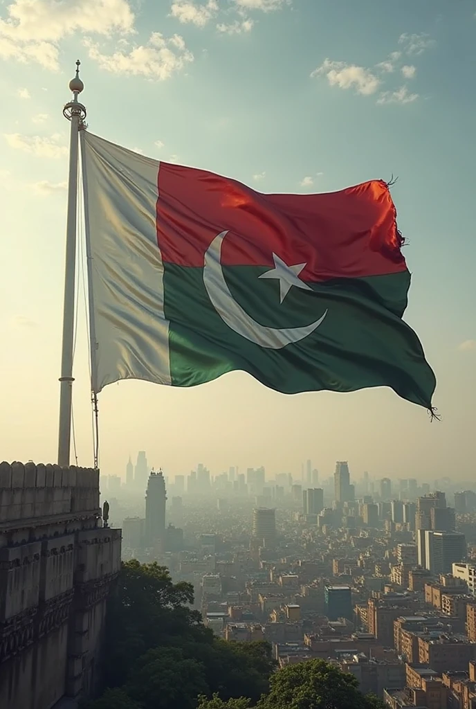 The flag of Islam is flying in the modern world