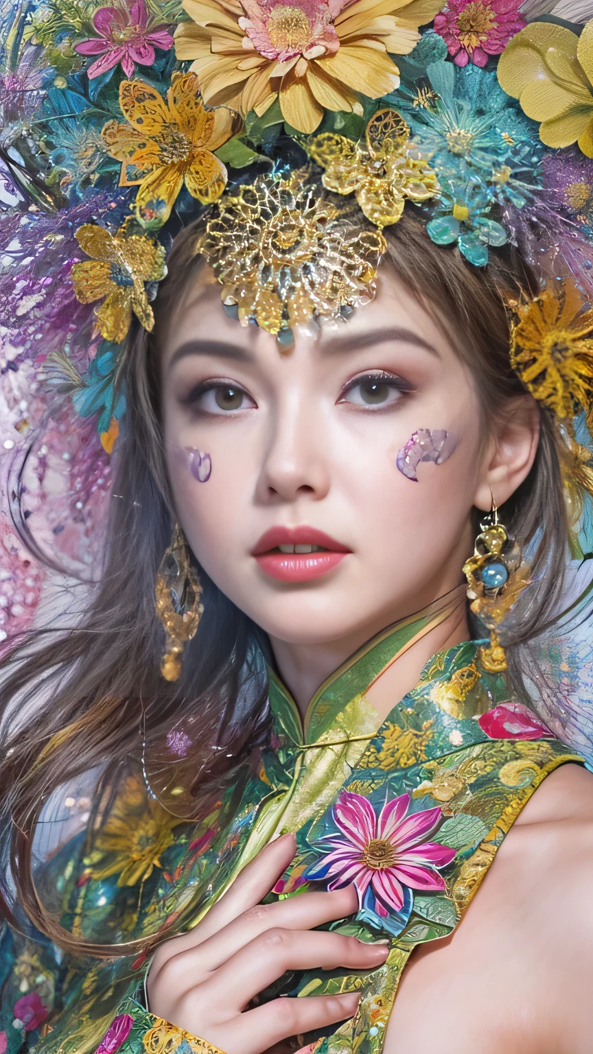 1woman, realistic, ultra realistic, extremely detailed eyes and face, beautiful face, photo-realistic, 8k, HDR, 
Ralistic face
