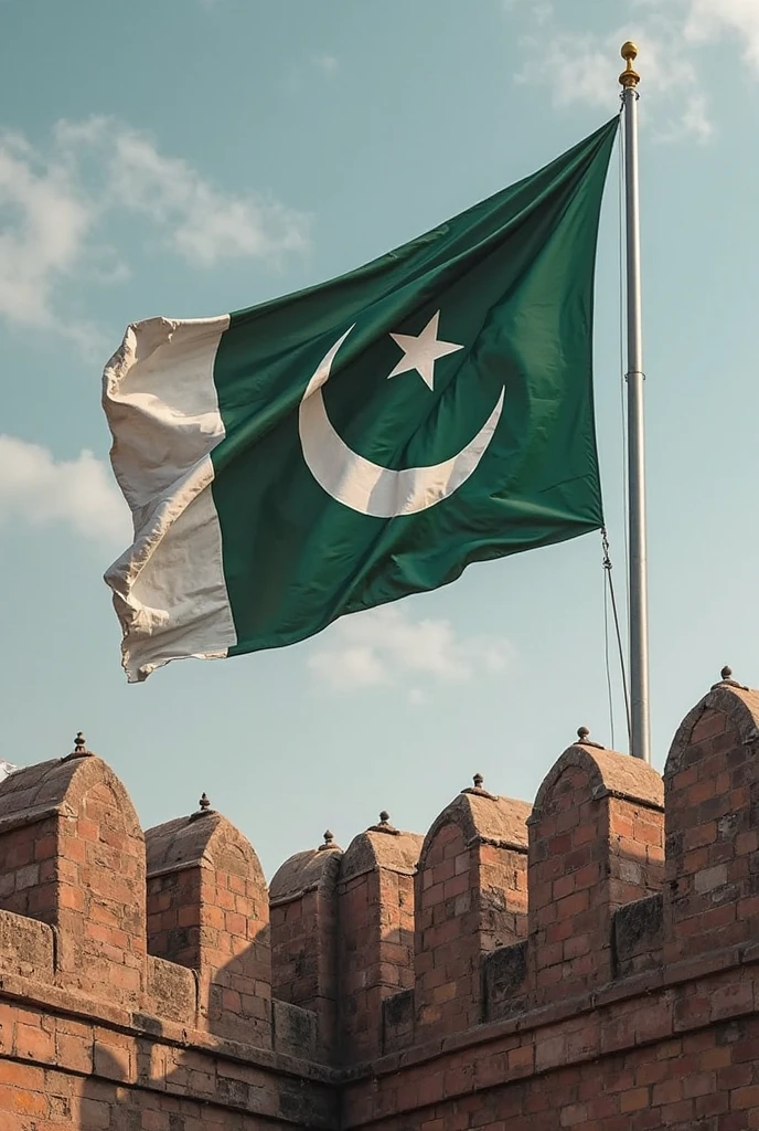 Pakistan flag in USA fort