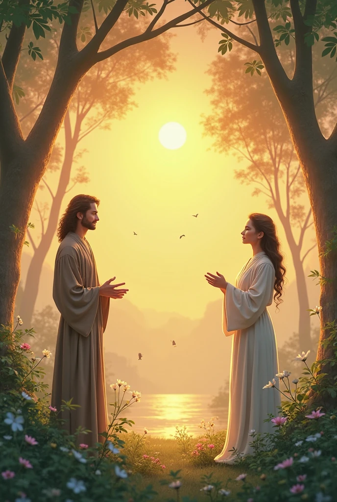 Welcome, friends! Today, we will learn about a wonderful Islamic story - the story of Adam and Eve