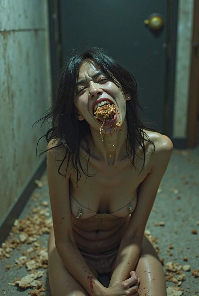 (masterpiece, 16k,8k,4K ,Very detailed:1.1),(Beautiful Face:1.1),(One Girl:1.1),Age 25,Japanese Girls,(Jewelry Lifting:1.3),(urination:1.4),(Embarrassing:1.2), Open your mouth,I opened my eyes,Medium Shot,Moaning,(traces of saliva), Eyes Wide Open, (Frowning),(Crazy Eyes) ,Heavily wet,(Wet thighs),(Open leg pose),C cup breasts,(cum running down her legs),Black Hair,Squirting on your own, Wet clothes, The face of a talented person,I can't hold my Squirting, doggy pose, Her body can't hold my Squirting, Squirting in the middle of town,stand up, Hyper cum desperate face,Embarrassing face,Painful face, Covered in semen, cum on longtan,cum on face, vagina and anus,cum shot,Tied up with rope,ahegao,Suck your own breasts,drinking semen,cum shot in mouth,Pink nipples,Squeezing a penis between her buttocks,Intercrural sex