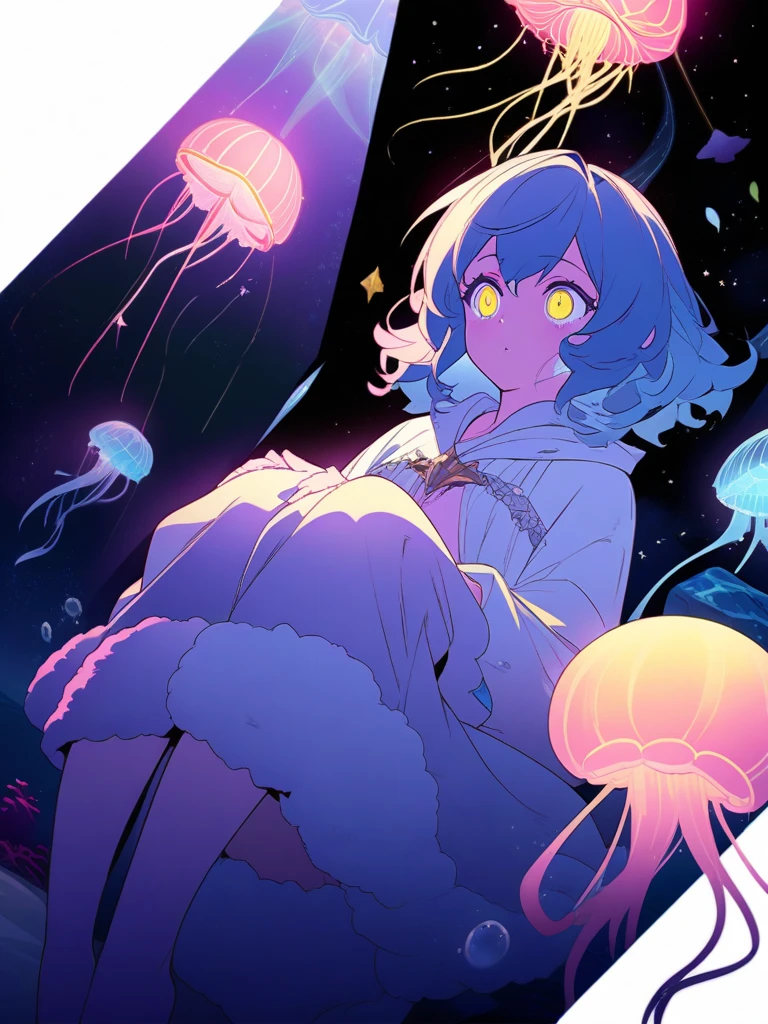 masterpiece, 4k, 8k, planets on background, <lora:galaxy_girl:1> galaxy girl, 1girl, futuristic, sci-fi,  <lora:Addams:0.7> Slime Girl,  <lora:GoodHands-vanilla:0.8>, beautiful [hands : fingers : legs]