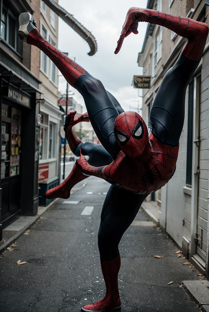 Spiderman masturbandose 