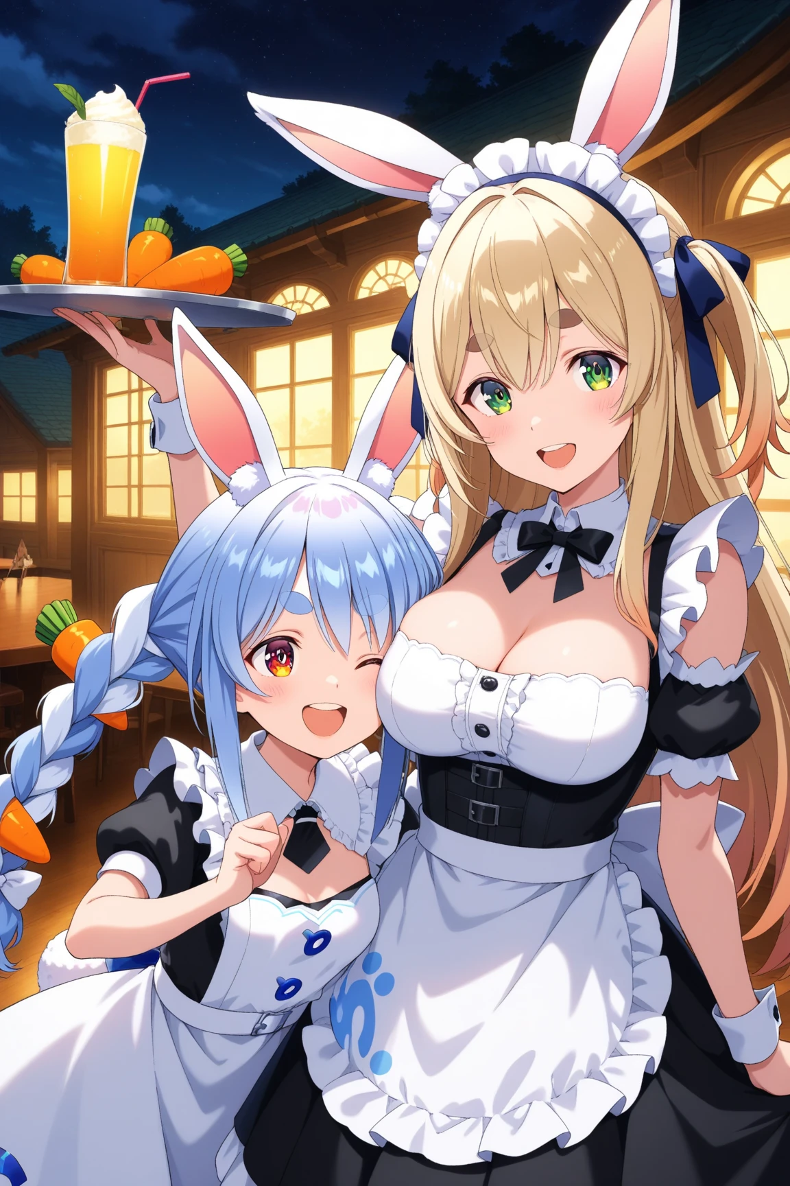 Best Quality, masutepiece, Game CG, (Kimono),maid,nun, bunny, Multiple girls, 6+Girls, rabbitears, Rabbit tail, 6girls, 6girls, seduces, obscenity, Lusting, Temptation, (agitation),(dripping lactation, gigantic upperboobs:1.0),(huge areolae,huge nipples:1.3)