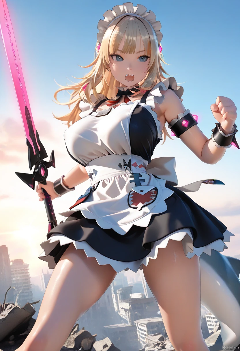 ((16k,Raw photography,top-quality,hight resolution,Ray tracing,PBR Texture,Post-processing,)),(((Pink leather bondage skirt , Cute Japan anime girl,Sword Art Online,Haruka Tomatsu,long long straight blonde hair,Emphasize cleavage,bare hand,Thin leg,The number of accurately drawn fingers,Slender legs,Limbs are2There are only books)))(finerly detailed face:1.4),(masterpiece:1.4),(top-quality:1.4), Beautiful fine skin,(cute little:1.5),(Complex fishnet stockings),pin heels,Leather luster 3.0,Beautiful skin,(Bodycon with beautiful embroidery),((tthin eyebrows,long eyelashes,smil,二重まぶた,)),(((No title required,Never write,Never include text,))),Do not wear anything on your shoulders, Active figure,Obi Ken,Create beautiful light effects on the background、Create a confetti effect on the background,