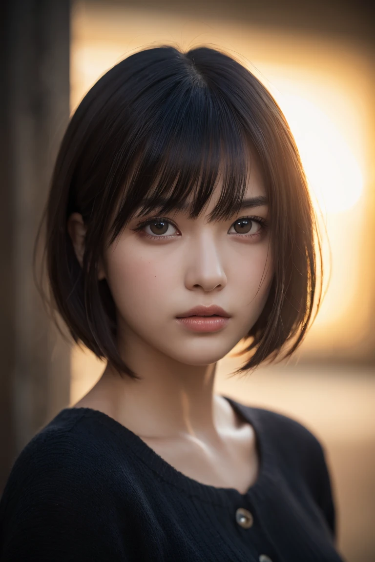 Beauty, black hair, short hair, anime, depth of field, UHD, masterpiece, best quality, high details, textured skin, ccurate, super detail