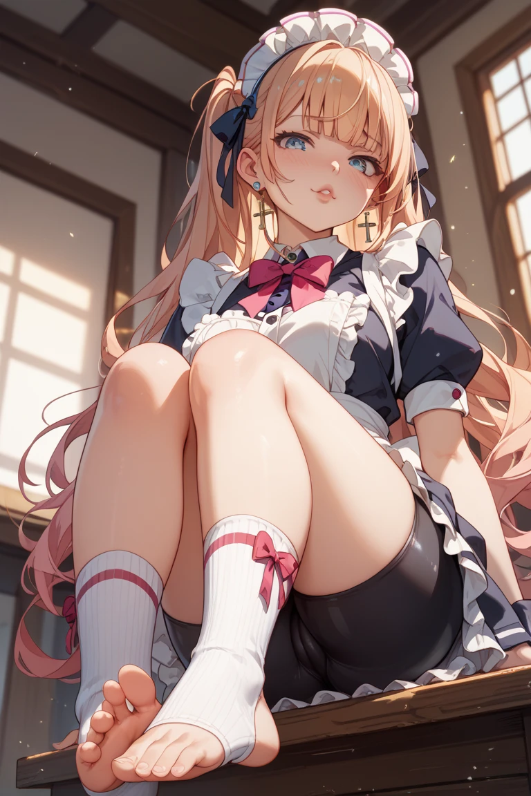 photo realistic, (masterpiece,best quality:1.4),(8k,raw photo,photo realistic:1.2), detailed skin,detailed face,(1boy and 1girl,having fuck:1.8),hug from behind, 1girl,Japanese idol,cute face, , Not Safe for Work, Pink Underwear, (((NO Panties))), ((Open twat))), anus, happy, medium bob, underwear on the floor grasping one's panties, blonde hair, ((wavy hair)),((pretty fingers)),((beautiful feet)),Little Girlgs, twat, ((frilled legwear)) ,hairband, child, small breasts, pink kawaii room , pink gothic room, messy room, Marchen, macarons, Candy, ribbon, small window, (Miscellaneous goods are placed in a mess:1.3),dresser, antimacassar ,
