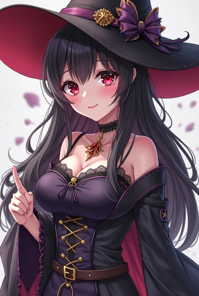 (High quality, High resolution, Fine details), Realistic, (Red bondage), (Black silk hat), solo, curvy women, sparkling eyes, (Detailed eyes), smile, blush, Sweat, Oily skin, shallow depth of field