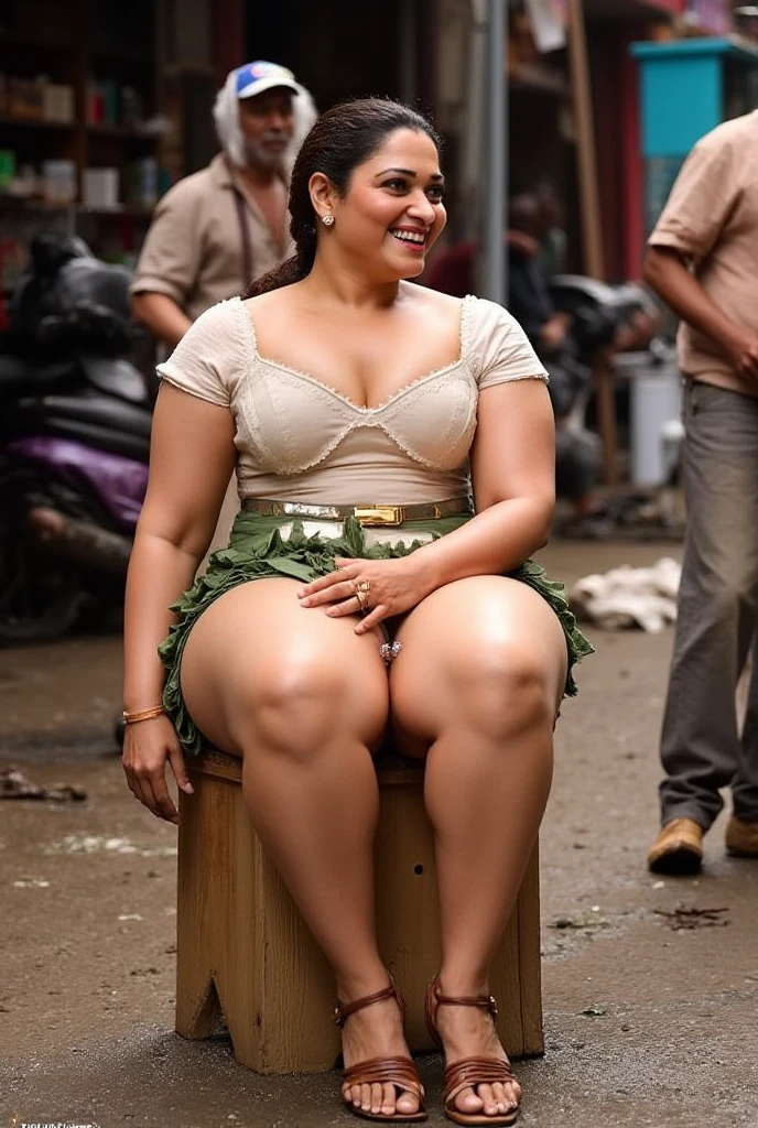 HD wallpaper 32k cinematic shoot of a Beautiful cute girl, with thick thighs and a curvy slim waist, wearing Summer Wear, smiling , ((lowwaist)), ((large huge earrings)), ((double thick thighs)), ((sitting)), ((full body view)), ((sitting on a chair)), ((in a pub)), ((in a bar))