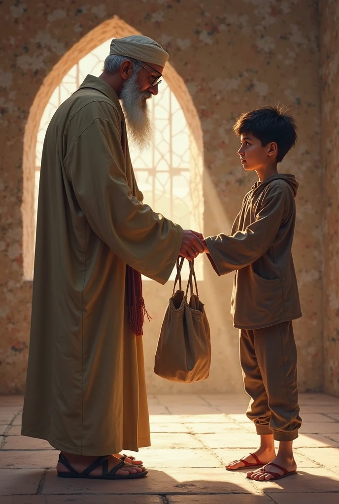 An islamic priest misuse. A mom and a Boy