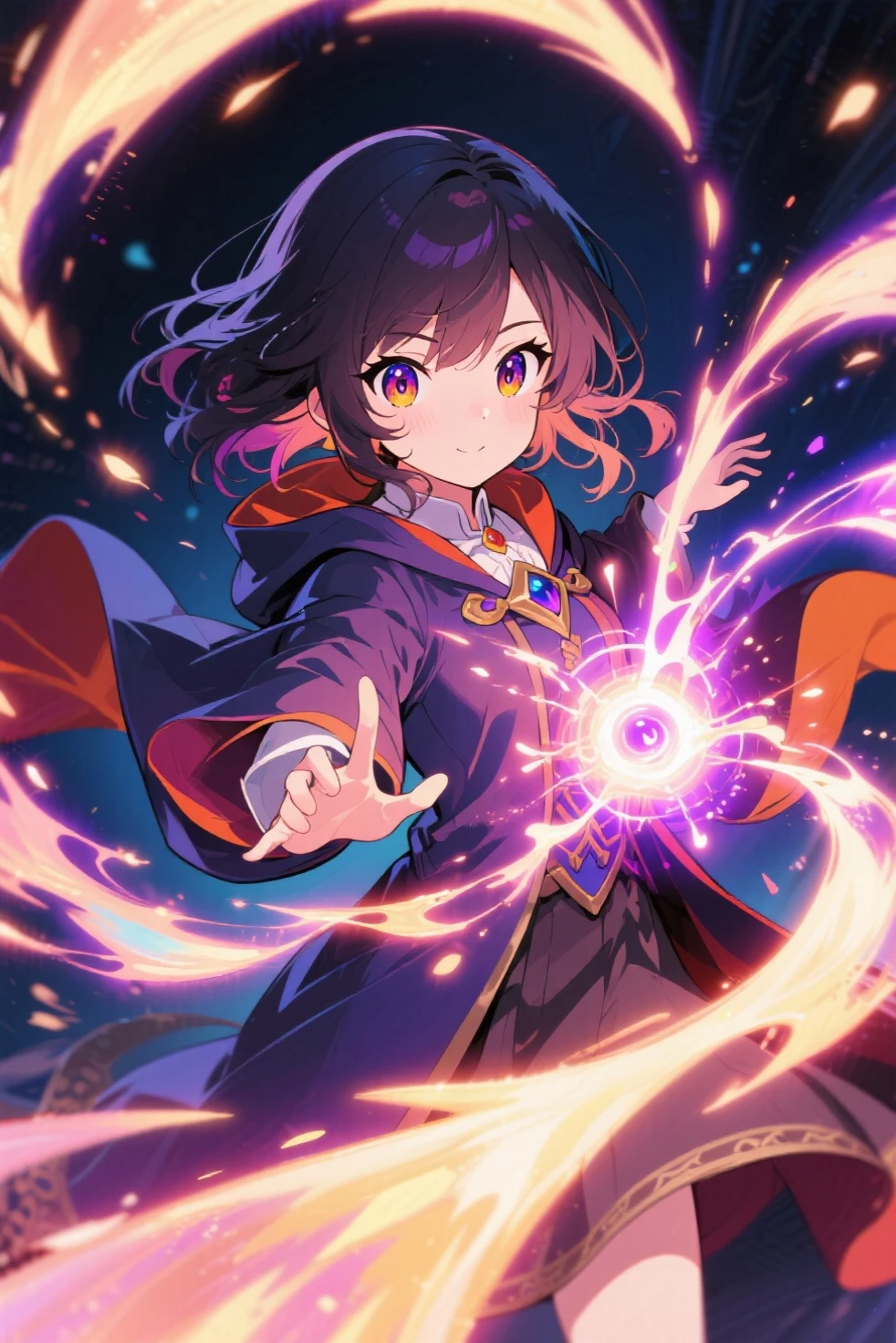 Anime(masterpiece, best quality:1.2), (1girl, solo,detail eyes - SeaArt AI