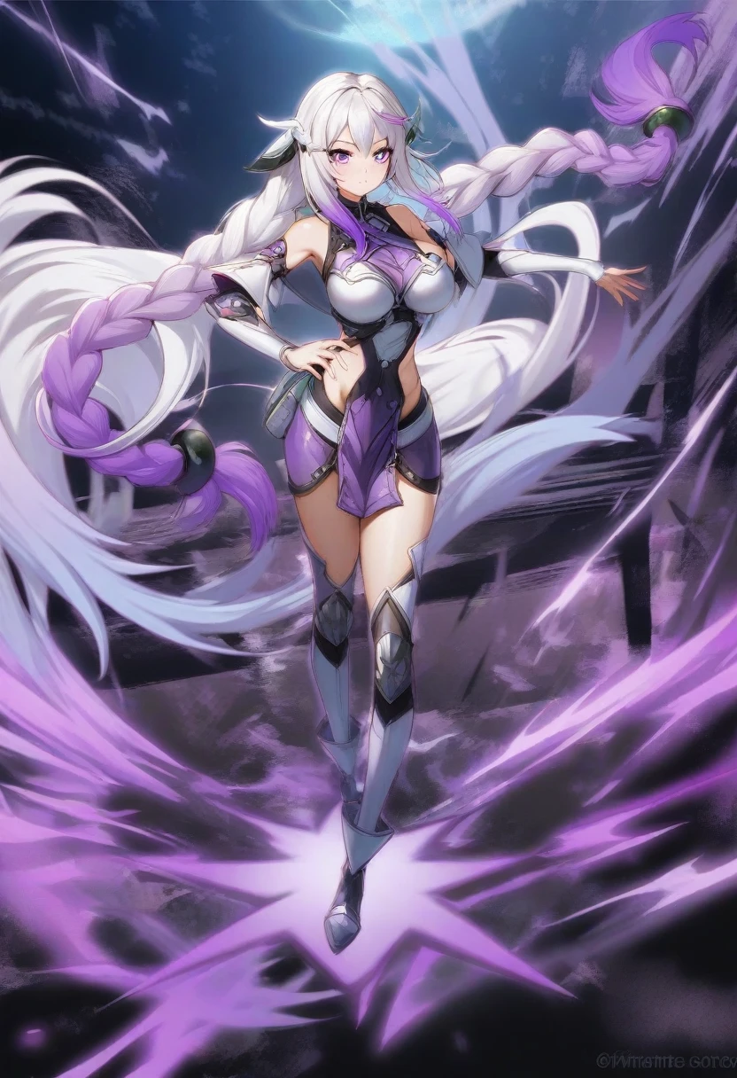 ultra-detailed, Explicit, Beautiful body, Beautiful Nose, Beautiful character design, perfect eyes, perfect face, ultra highres, 4K, beautiful legs, perfect legs, Nice hands, Perfect hand, Masterpiece, Best Quality, Highly detailed, illustration, absurdres, street fighter, doll suit, shadaloo doll, dollsuit, girls, multiple girls, expressionless, blank eyes, looking at viewer, red gloves, emotionless, black latex, corrution, mind control, female combatant, full body, hypnotized, unhappy trance, full body suit, ribbed bodysuit, both arms at side, obey, perfect female body, extremely glossy latex, hypnosis, hypnoLora, empty eyes, Mind control device, poses, submissive_pose, Slave, hat, necktie, stand up straight, standing, standing at attention, hat, necktie, belt, latex, ribbed bodysuit, brown hair, thighhighs, garter belt, Fighting Stance, extending the right arm from the shoulder into the air with a straightened hand, nazi saluting, military, military saluting, salute, thigh boots, cure earth, Healing Good Precure, jewelry, thigh strap, thighlet, hair ornament, heart hair ornament, purple bow, leaf hair ornament, purple hair, purple eyes, long hair