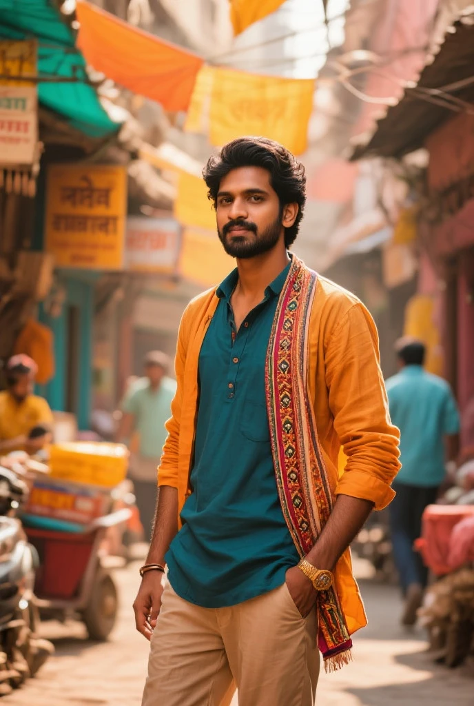 A handsome man in India