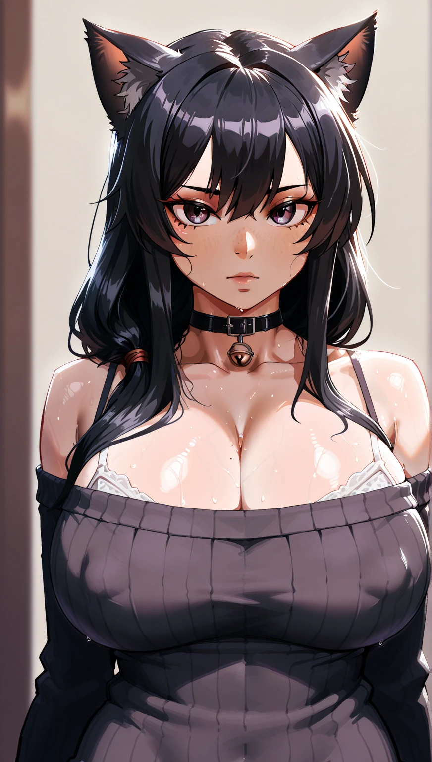 score_9, score_8_up, score_7_up, score_6_up, 1girl, solo, jewelry, rating: safe, brown_eyes, black_hair, lips, makeup, armlet, breasts, egyptian, egyptian_clothes, dark_skin, nose, earrings, gold, lipstick, cleavage, realistic, looking_at_viewer, medium_breasts, open_mouth, oral_invitation, piercing, gyaru, blunt_bangs, bangs, bob_cut, vampire, long_fangs, (from_above:1.3), downblouse, dark, silk, see-through, (blood_from_mouth:1.2), black_robe, blood, sharp_teeth