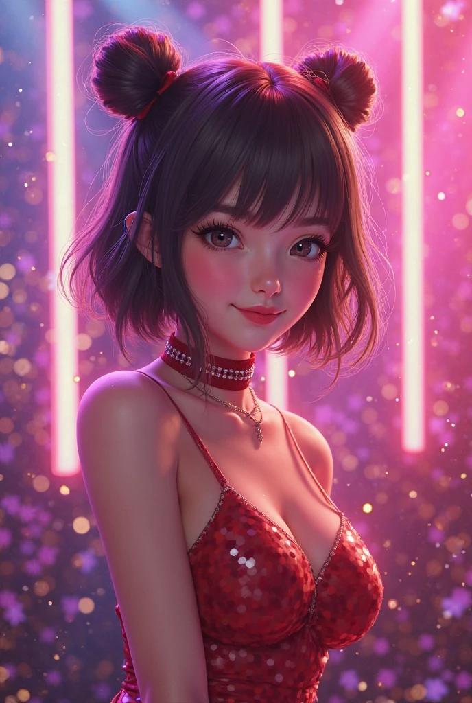Creates a woman out with big hips and big bust