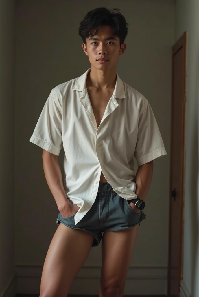 ((masterpiece)), ((best quality)), 8k, high detailed, ultra-detailed, photo, xsfashion, 1boy, modern fashion, <lora:XS_fashionV2:0.7>