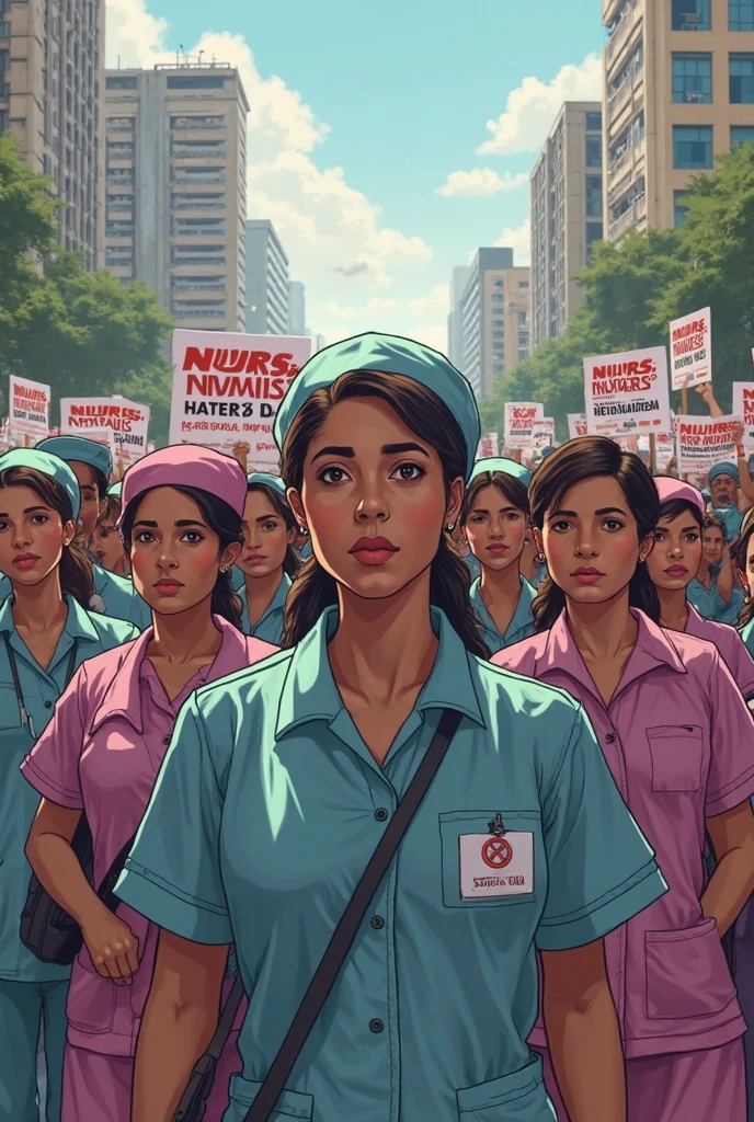 Medical students protesting against rep 