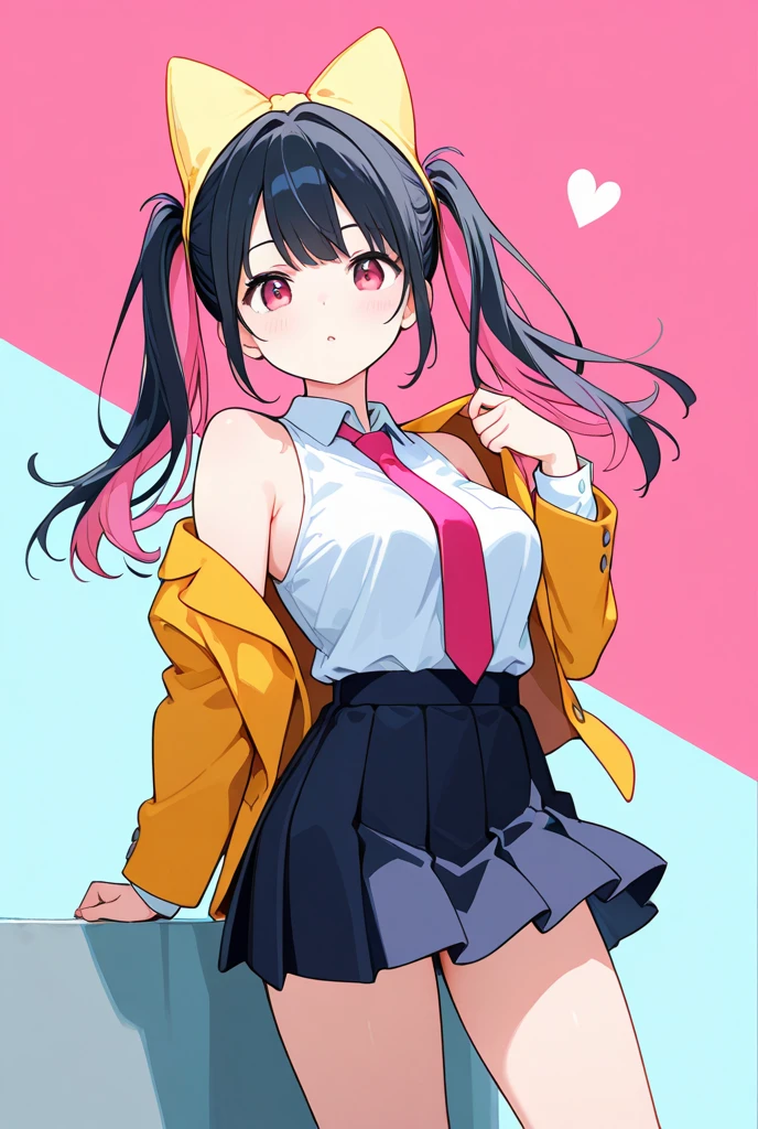 (High quality,Ultra high-definition images, Ultra-high resolution, extremely detailed eye and face, Beautiful detailed lips, Fine Skinwear,  Vibrant colors, Realistic lighting, A pokémon, Mini skirt, Black tights, Park, Cheerful smile, NSFW, Sweat)