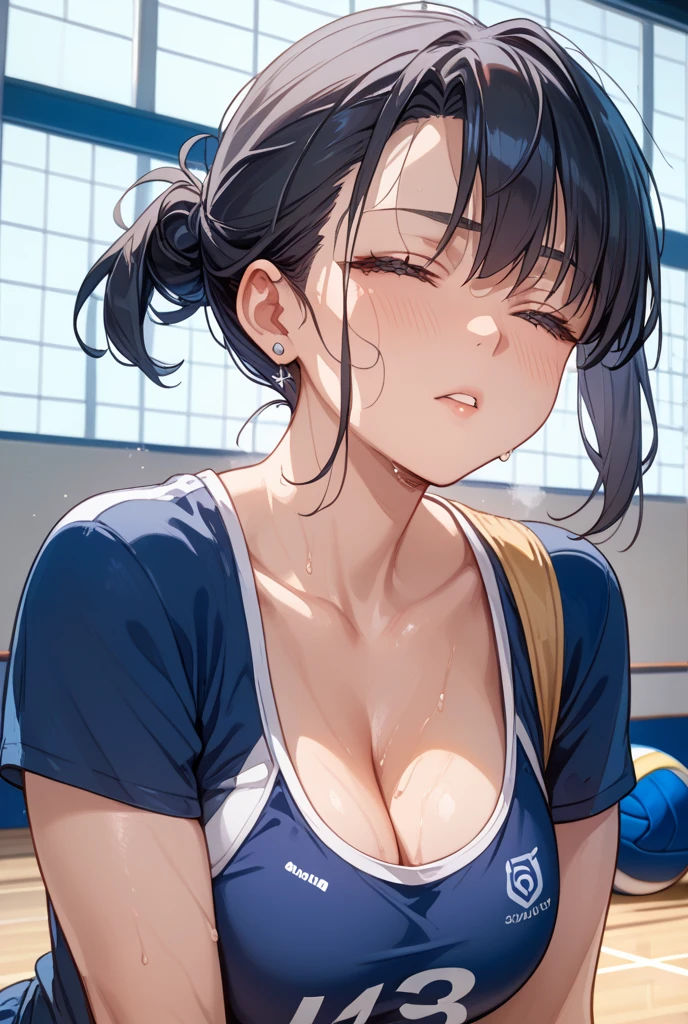 (NSFW)、(Very tiny girl rides guy perfectly:1.5)、(Petite girl riding:1.3)、(Big Breasts:2)、(eyes half closed:1.9)、(Grin:1.1)、(The body shakes violently)、8K resolution、 ((Highest quality))、Anatomically correct、(Gym suit:1.9)、((Hasselblad Photos))、[:(Detailed face:1.2):0.2]、(heavy rain:1.5)、(Sweaty:1.6)、(Front view:1.9)、(braid one's hair:1.5)、(Loss of strength from the body:1.3)、(呻吟)、(On all fours:1.6)、(Surrounded by a lot of middle-aged men:1.6)、(Upper Body:1.9)、(Leaning forward:1.6)