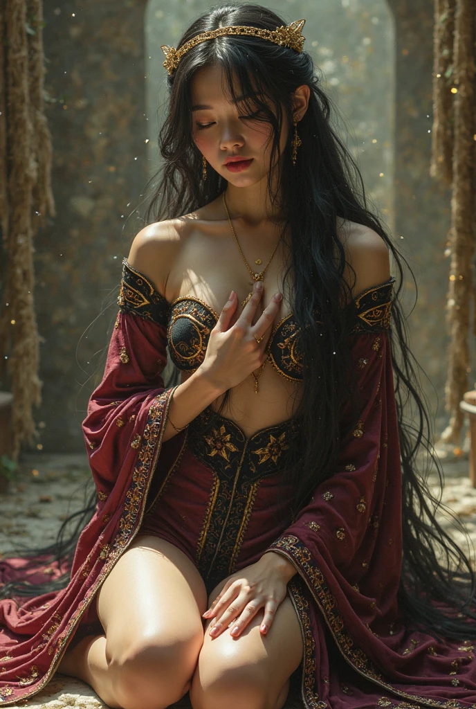 succubus、Adulterous demons、A sexy、Inviting a man、barechested