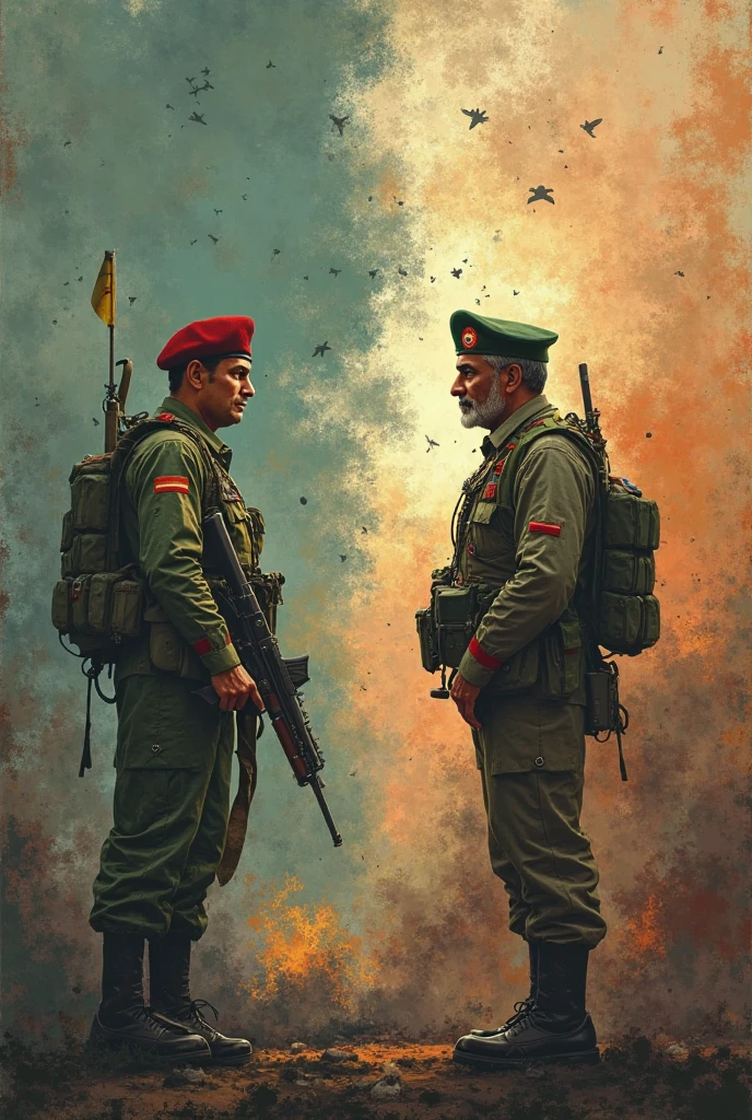 The sky above us is leaden clouds
It creeps low with ragged mists
I want to believe, that it's over
If only my wounded comrade had survived
Suffer, Comrade, Don't die yet
You will live happily ever after
We will dance at your wedding
Will you throw children into the sky