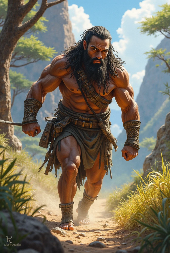 Cain as a farmer ancient image

