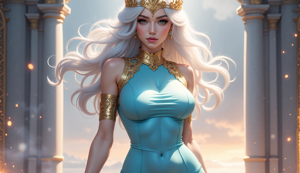 (masterpiece), (best quality), ((ultra-detailed)), (highly detailed analog style photo), natural lighting, photorealistic, extremely beautiful young lady in the marble rocks, dramatic pose, intricate detailed silver glittering ancient greek style pearl dress, shining, gloss, crisp, flirty, epic, focus, artistic, very bright, intricate hairstyle, pattern, bas-relief, cinematic shot